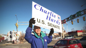 Charlie Hardy is the subject of Reed Lindsay's documentary Charlie vs Goliath