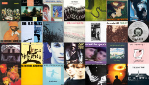 A collage of album & single covers from the music releases played on the show